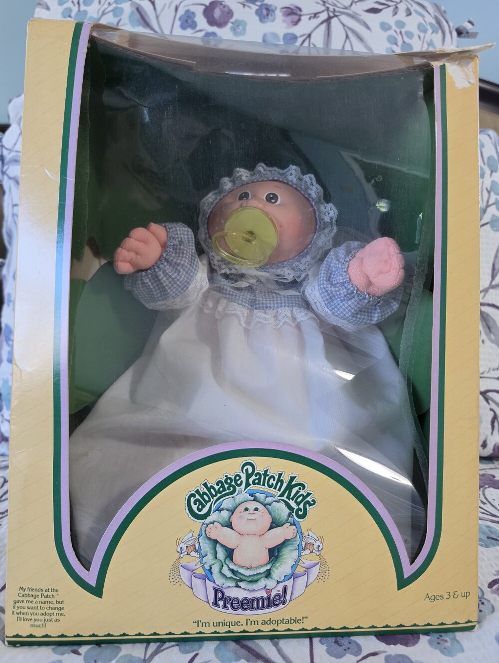 Vintage 1983 Coleco Cabbage Patch Kids Preemie Doll NIB